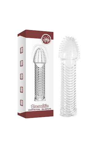 Truva Shop Basaltic Delay Sleeve Silikon Uzatmalı Penis Kılıfı