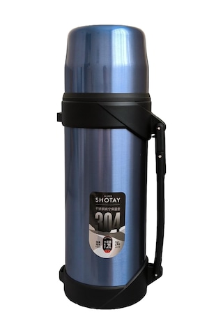 Shotay Adventure 1200ml Outdoor Çelik Termos Mavi St-8213m