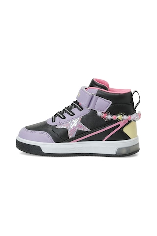 Kinetix Toner Hı P Siyah Kız Çocuk High Sneaker Siyah-lıla