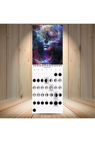 Ay Evreleri Takvimi 2025 12 Aylık Ay Evreleri Duvar Takvimi