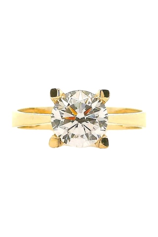 Cigold Tektaş Yüzük 14 Ayar Altın 2.80 Gr Oa-k21401029229 Renkli