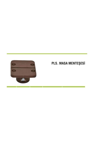 Katlanır Masa Menteşesi Plastik Kahverengi