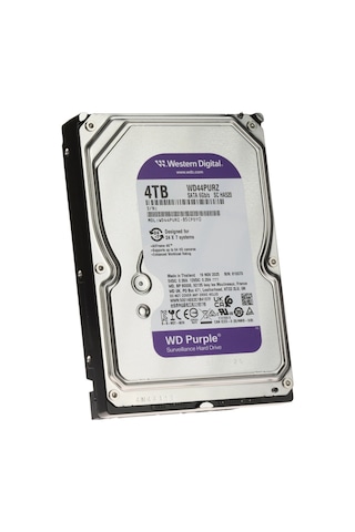 Wd Purple Wd44purz 3,5" 4tb, 128mb, 5400 Rpm, 7/24 Güvenlik Hdd Türkiye Distribütörü