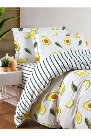 Fitted Ranforce Nevresim Takımı Çift Kişilik Avocado Diğer