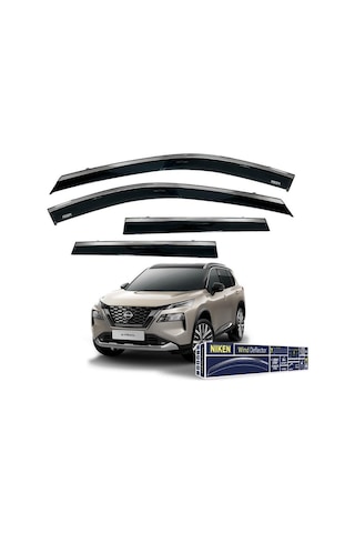Nissan X-trail Krom Çıtalı Cam Rüzgarlığı 2023 Sonrası