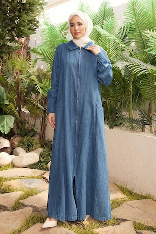 Neways 6463-battal Denim Ferace Koyu Mavi Koyu Mavi