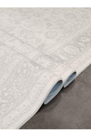 Woolen Halı Delüxe Viscon Akrilik Salon Halısı 6504 Grı Renkli