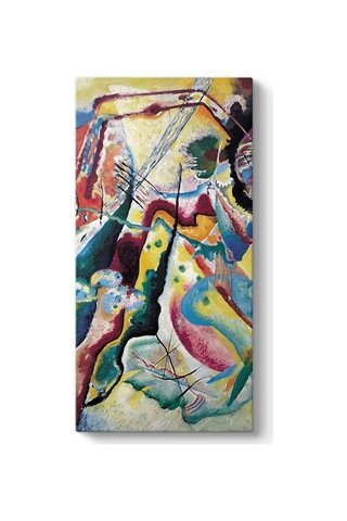 Wassily Kandinsky - La Tache Rouge Tablosu 40 X 80 Sku: Smgstk02b9cee549