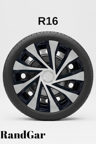 Hyundai H 1 16 İnç Jant Kapağı 4 Adet Siyah Gri C124 Rand