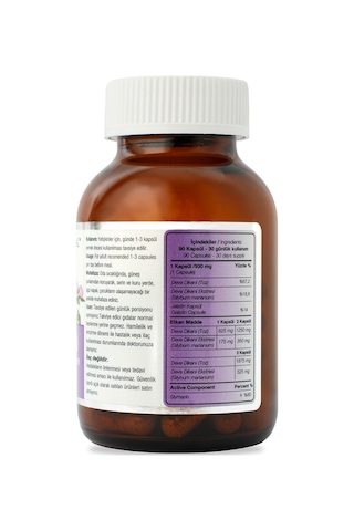 Sepe Natural Milk Thistle Devedikeni Ekstresi Full Potency 90 Kapsül x 930 MG