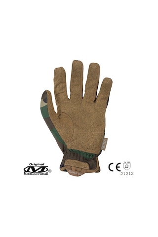 Mechanix Wear® FastFit Woodland Camo Tactical Eldiven Kahverengi