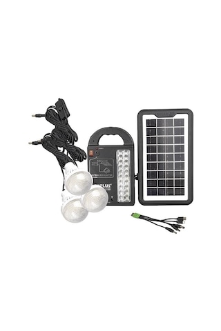 Gd-999 Lamba + + Işıldak Solar Aydınlatma Seti