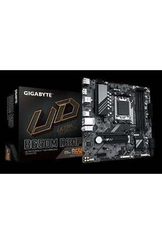Gigabyte B650M D3HP DDR5 7600MHz (OC) M.2 HDMI DP mATX AM5 Anakart