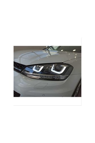 Autogp Vw Golf 7 Ön Far Bi-xenon 2012 / 2016 R Model Krom Şerit Hareketli