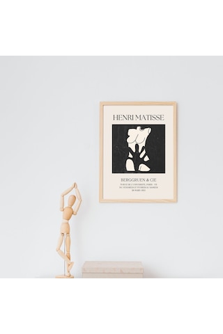 Henri Matisse Duvar Tablosu Çerçeveli 2'lü Set Ahşap Renk 21 X 30 Boyut/ebat