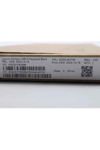 Lenovo Callıope Aı Gen2.5 Usb Q Türkçe Klavye 5d50u84746