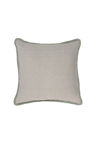 Yargıcı Overlok Kenarlı Keten Pamuk Kare Yastık 45x45 Cm 26ynht1023m St