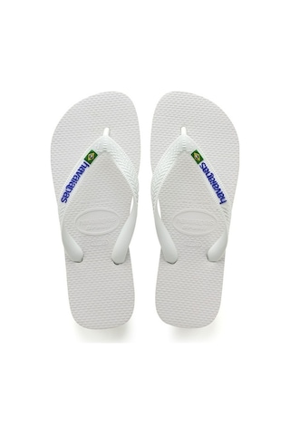 Havaianas Brasıl Logo Erkek Beyaz Terlik - 4110850