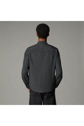 The North Face M L/s Sequoia Shirt Erkek Gömlek-29877 Koyu Gri