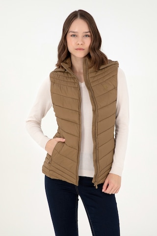 U.s. Polo Assn. Kadın Haki Yelek Dokuma 50289555-vr027 Haki