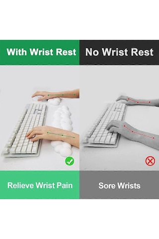 Klavye Bulut Bilek Desteği, Bulut Fare Kol Bilek Desteği Sevimli