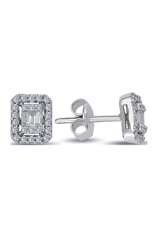 Lova 0,31 Karat Baget Pırlanta Küpe - 3030029