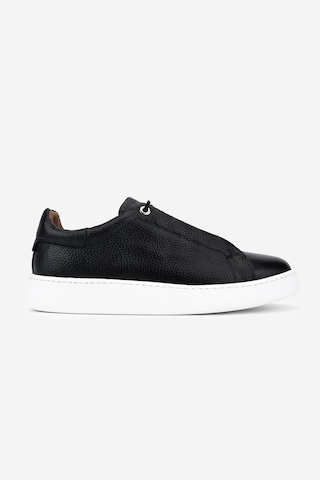 Valmenti Erkek Hakiki Deri Siyah Floter Sneakers & Spor Ayakkabı 04 4444 Erk Ayk Y26 Sıyah Fltr