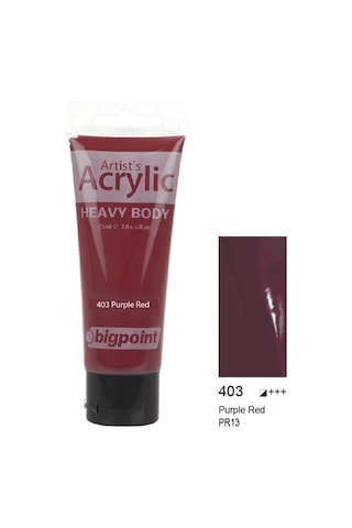 Akrilik Boya 75 Ml Purple Red 403 Nocolor-55767030