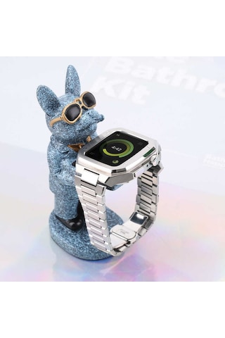 Watch 7 45mm Uyumlu Krd-64 Metal Zore Kordon-siyah