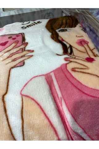 Sarar Gift Tek Kişilik Battaniye-1,90 Kg Battaniye Mevsimlik Pembe