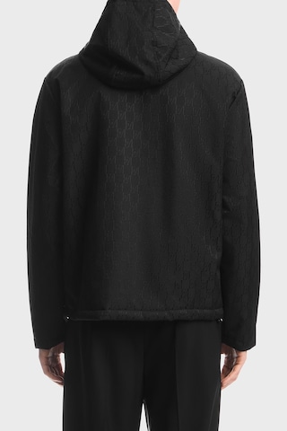 Emporio Armani Logolu Relaxed Fit Kapüşonlu Suya Dayanıklı Ceket Erkek Ceket Em006736 Af29202 Fc368 Siyah