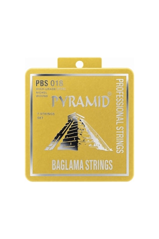 Saz Musik Shop Pyramid Bağlama Teli 0.18 Kısa Sap Takım Tel