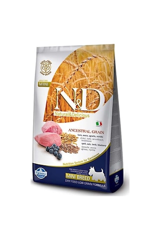 N&D Kuzu Etli ve Yaban Mersinli Düşük Tahıllı Küçük Irk Yetişkin Köpek Maması 7 KG N&D Kuzu Etli ve Yaban Mersinli Düşük Tahıllı Küçük Irk Yetişkin Köpek Maması 7 KG