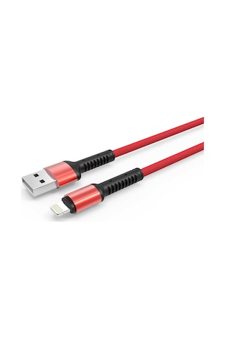 Ariatech Kırmızı Ls63 Lightning Usb Kablo