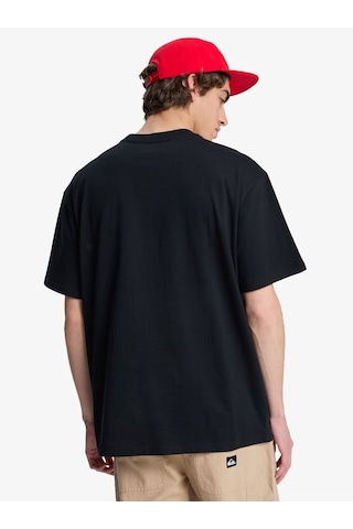 Quiksilver Quıksılver Dna Clıcker Erkek Anthracite - Solid T-shırt Eqyzt08207-11783 Siyah