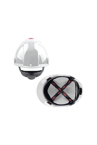 Mühendis Baret 3m G3000 Havalandırmalı Vidalı Beyaz Baret