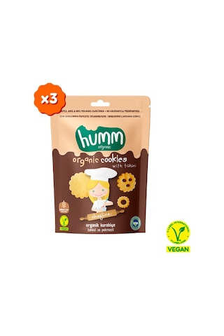 Organik Tahinli Ve Pekmezli Vegan Kurabiye - 3 Adet 165 G