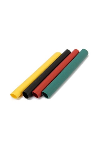 656pcs 8 Boyutlar Çok Renkli Poliolefin 2: 1 Halojensiz Isı Büzülme Tüpü Çiftlik Kılıf Sarma Tel Kit Tüpleri