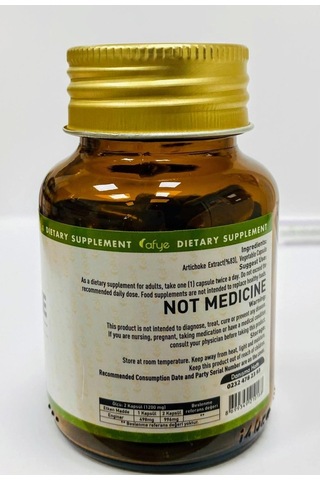 Afye Enginar Ekstraktı 600 Mg Artichoke Özü 60 Kapsül