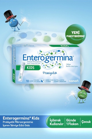 Enterogermina Kids Çocuklar İçin Probiyotik 10 Flakon