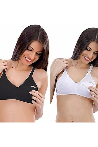 Kapbirtane 2'Li Liza Penye Pamuklu Lohusa Emzirme Sütyeni