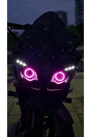 Bajaj Pulsar Rs200 2015 -2024 Model Uyumlu Angel Neon Led Halka T