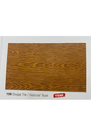 Ahşap Verniği Mat Doğal Teak Yeni Renk Su Geçirme Ahşapın Ömrünü Uzatır Yüksek Uv Direnci 0,75 L Kod :0199