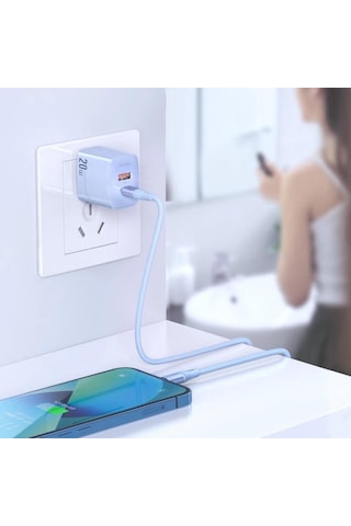 Mcdodo CA-1863 Typec To İphone Uyumlu PD 36W Hızlı Data-Şarj Kablo 1.2m Mor