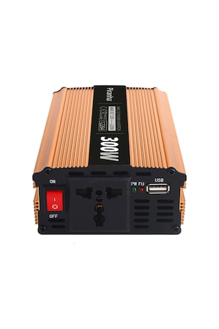 Piranha 12264 Araç İçi Power Inverter Usb Çıkışlı 220V - 300W