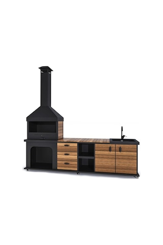 Fırınsız Tezgahlı Barbekü 2.8m Diğer