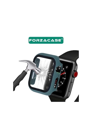 Forzacase Apple Uyumlu Watch  Ultra / Ultra 2 49mm İle   Önü Kapalı Ekran Korumalı Sert Rubber Kılıf - Fc015