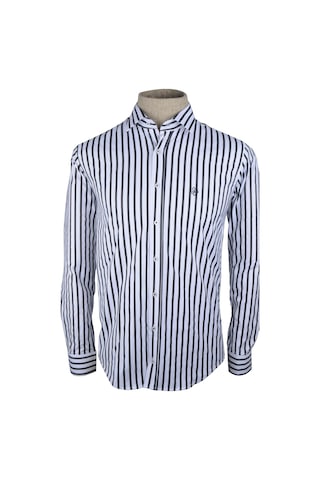 Cengiz İnler Kalın King Çizgili Slim Fit Erkek Gömlek 001