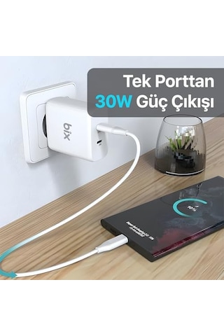 Bx2p50 50w Pd 2 Type-c Girişli Gelişmiş Şarj Teknolojisi İle Donatılmış Seyahat Adaptörü