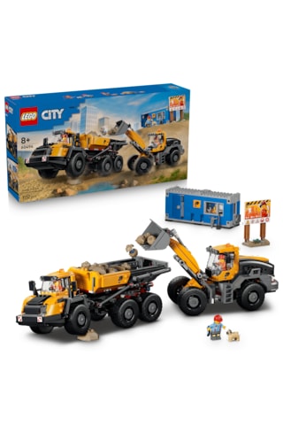 LEGO® City Damperli Kamyon ve Ön Yükleyici 60494 - 8 Yaş ve Üzeri Çocuklar için 3 Minifigür İçeren Oyuncak Yapım Seti (1132 Parça)